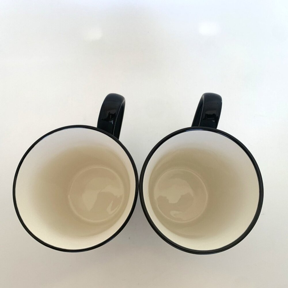 Lot of Two Hipster Coffee Tea Mugs Mouse Bear Signature Housewares Stoneware - Picture 6 of 7
